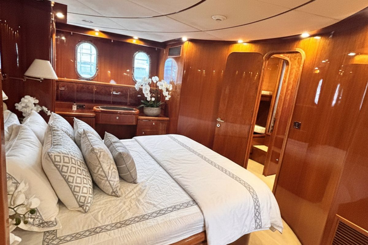 Cabin on Premier Cru, a Monte Fino Premier Cru yacht at Grad Kaštela, Croatia