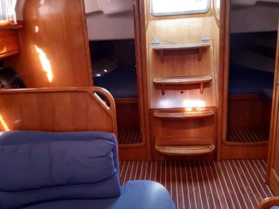 Salon of Martina, a Bavaria 39 Cruiser sailboat at Punat, Croatia