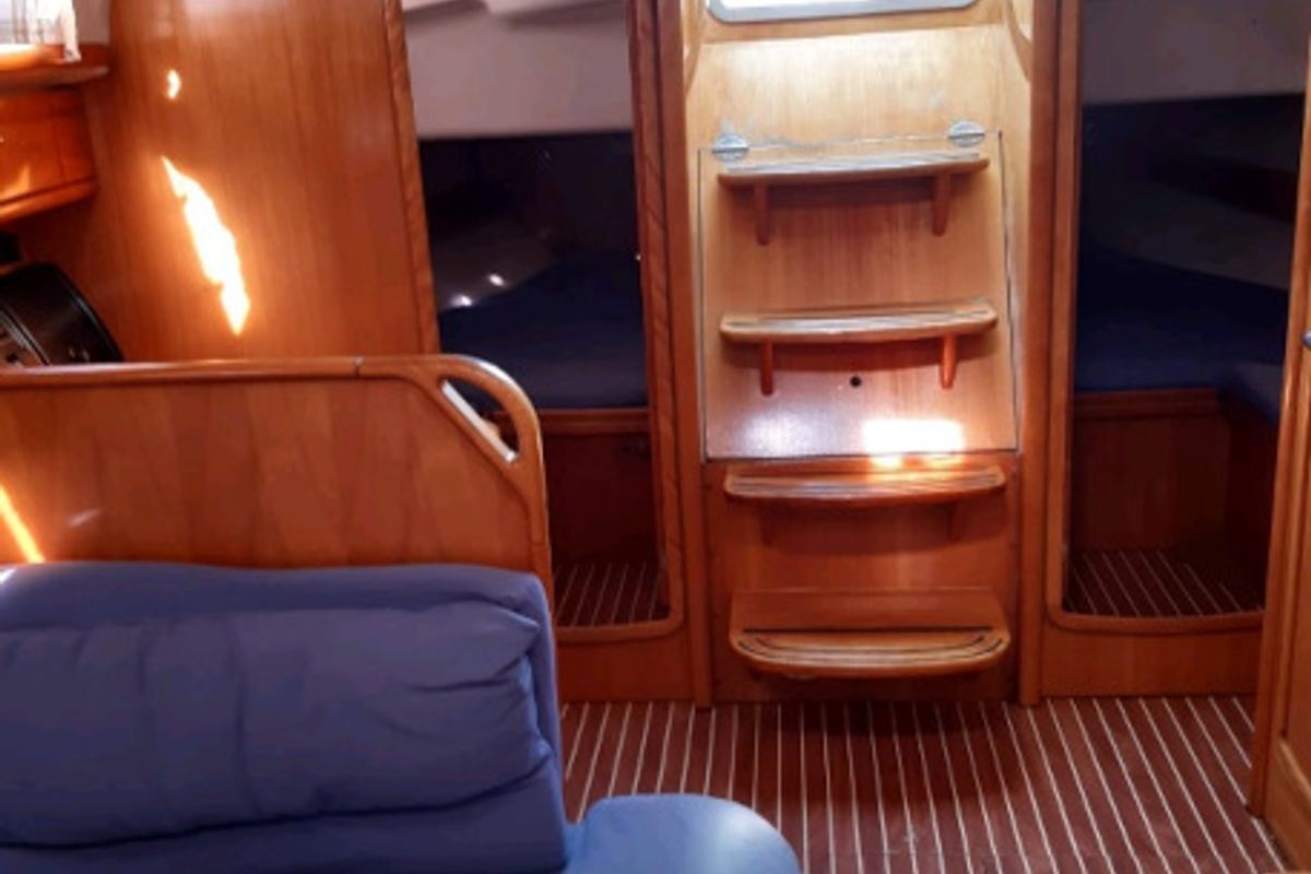 Salon of Martina, a Bavaria 39 Cruiser sailboat at Punat, Croatia