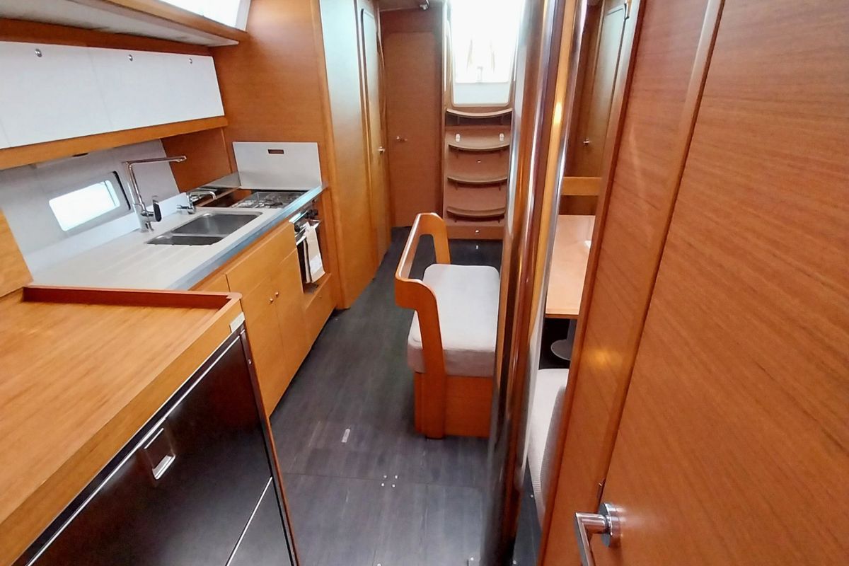 Galley of Penelope, a Dufour 43 sailboat at Volos Municipality, Greece