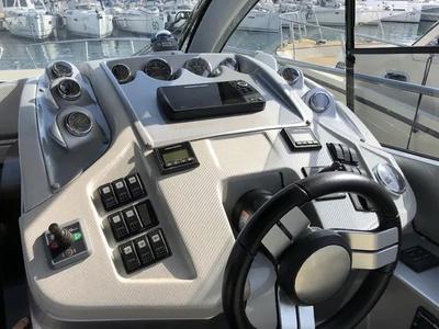 Cockpit of Andrea, a Grginić jahte Mirakul 40 yacht at Grad Biograd na Moru, Croatia