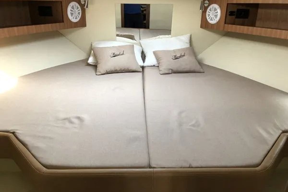 Cabin on Andrea, a Grginić jahte Mirakul 40 yacht at Grad Biograd na Moru, Croatia