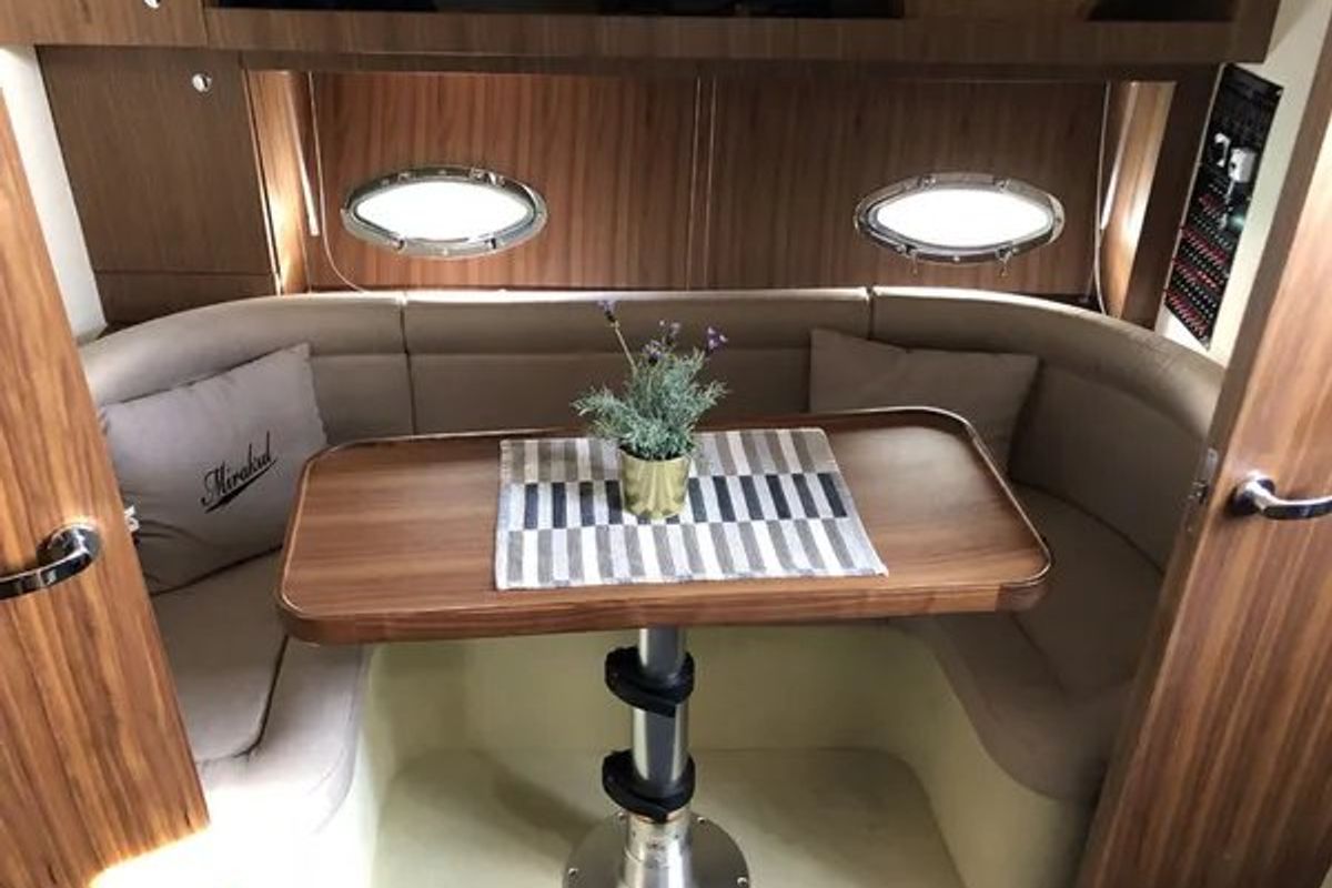 Salon of Andrea, a Grginić jahte Mirakul 40 yacht at Grad Biograd na Moru, Croatia
