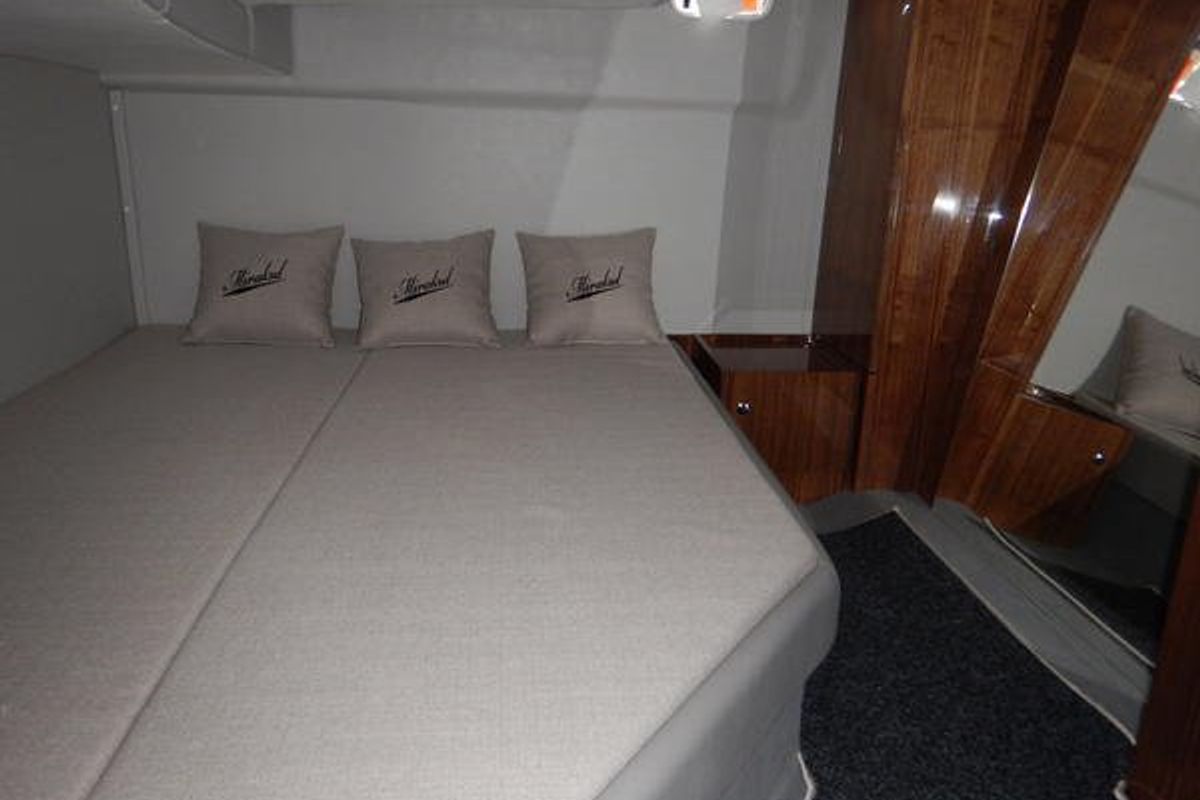 Cabin on Andrea, a Grginić jahte Mirakul 40 yacht at Grad Biograd na Moru, Croatia
