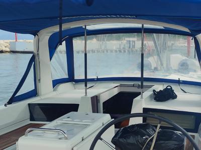 Saint Michel, a Beneteau Oceanis 51.1 sailboat at Procida, Italy