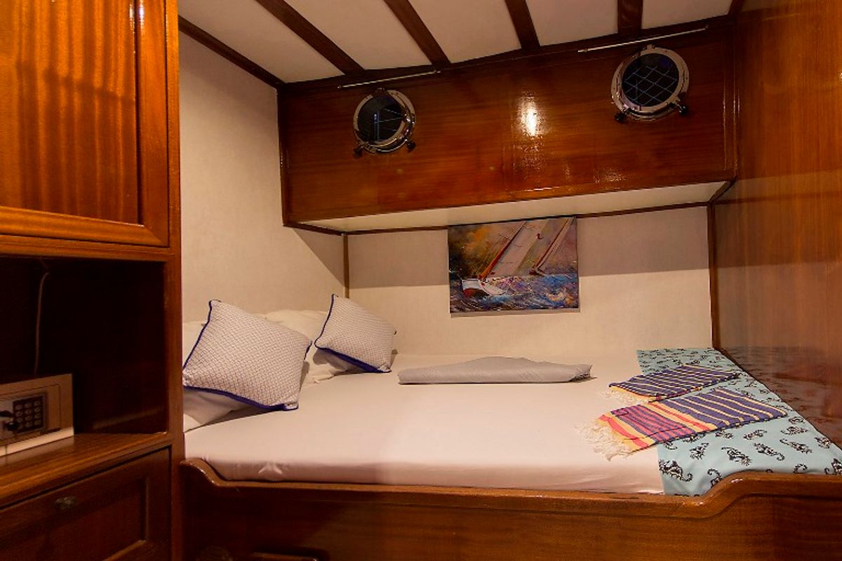 Cabin on Karia, a Custom Made Karia yacht at Fethiye, Turkey