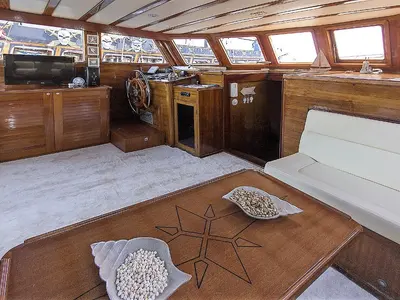 Galley of Karia, a Custom Made Karia yacht at Fethiye, Turkey
