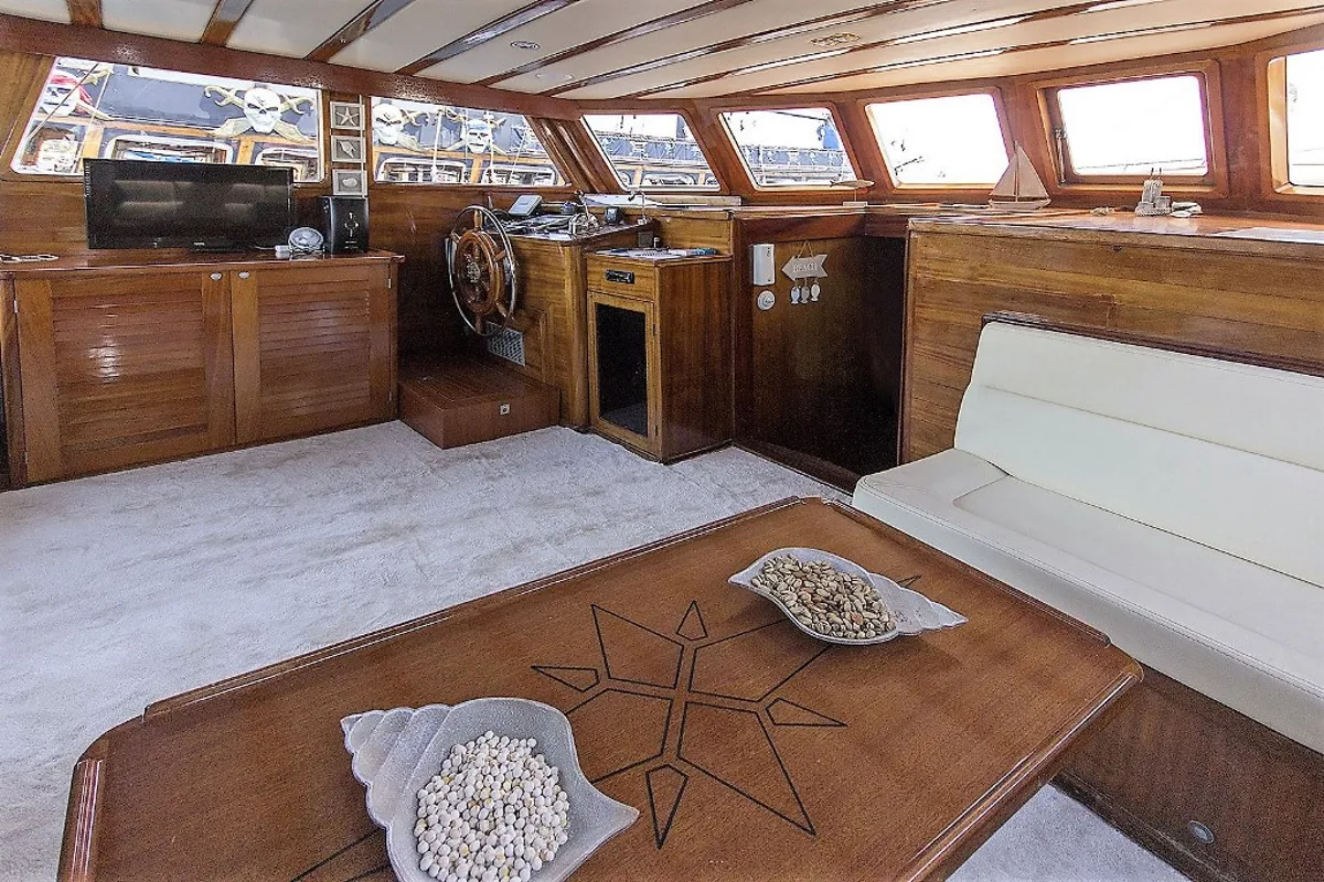 Galley of Karia, a Custom Made Karia yacht at Fethiye, Turkey