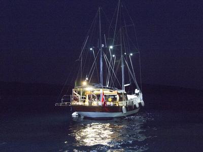 Salon of Karia, a Custom Made Karia yacht at Fethiye, Turkey