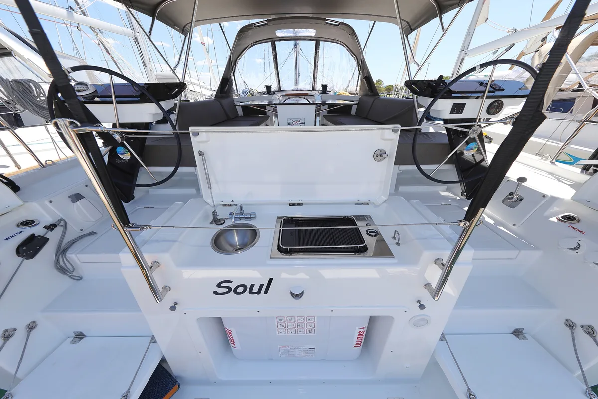 Salon of Soul, a Dufour 44 sailboat at Općina Sukošan, Croatia