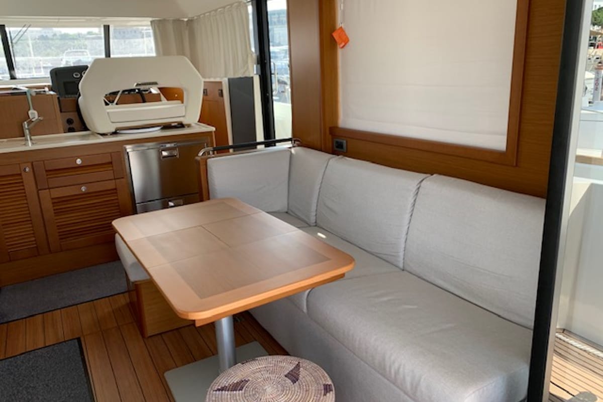 Bandama, a Beneteau Swift Trawler 47 motorboat at Floriana, Malta