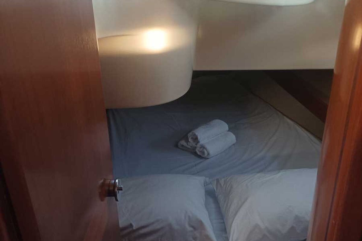 Cabin on Nela, a Beneteau Oceanis 37 sailboat at Municipal Unit of Lefkada, Greece