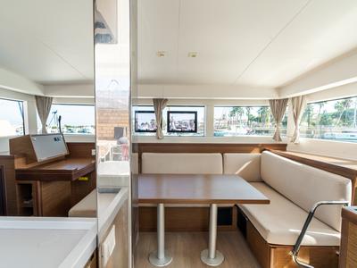Salon of Nereo - Standard line, a Lagoon 40 catamaran at Tonnarella, Italy