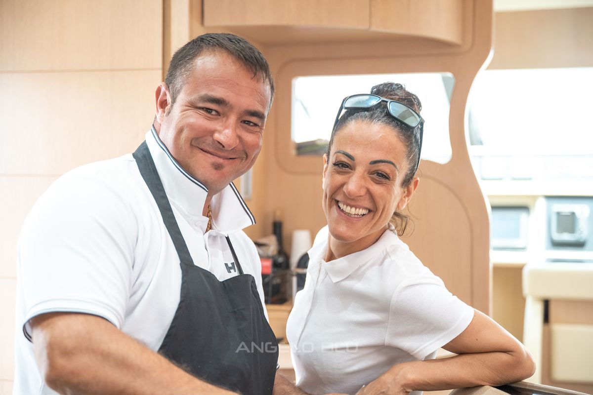 Angelo Blu, a Maiora 20S yacht at Cannigione, Italy