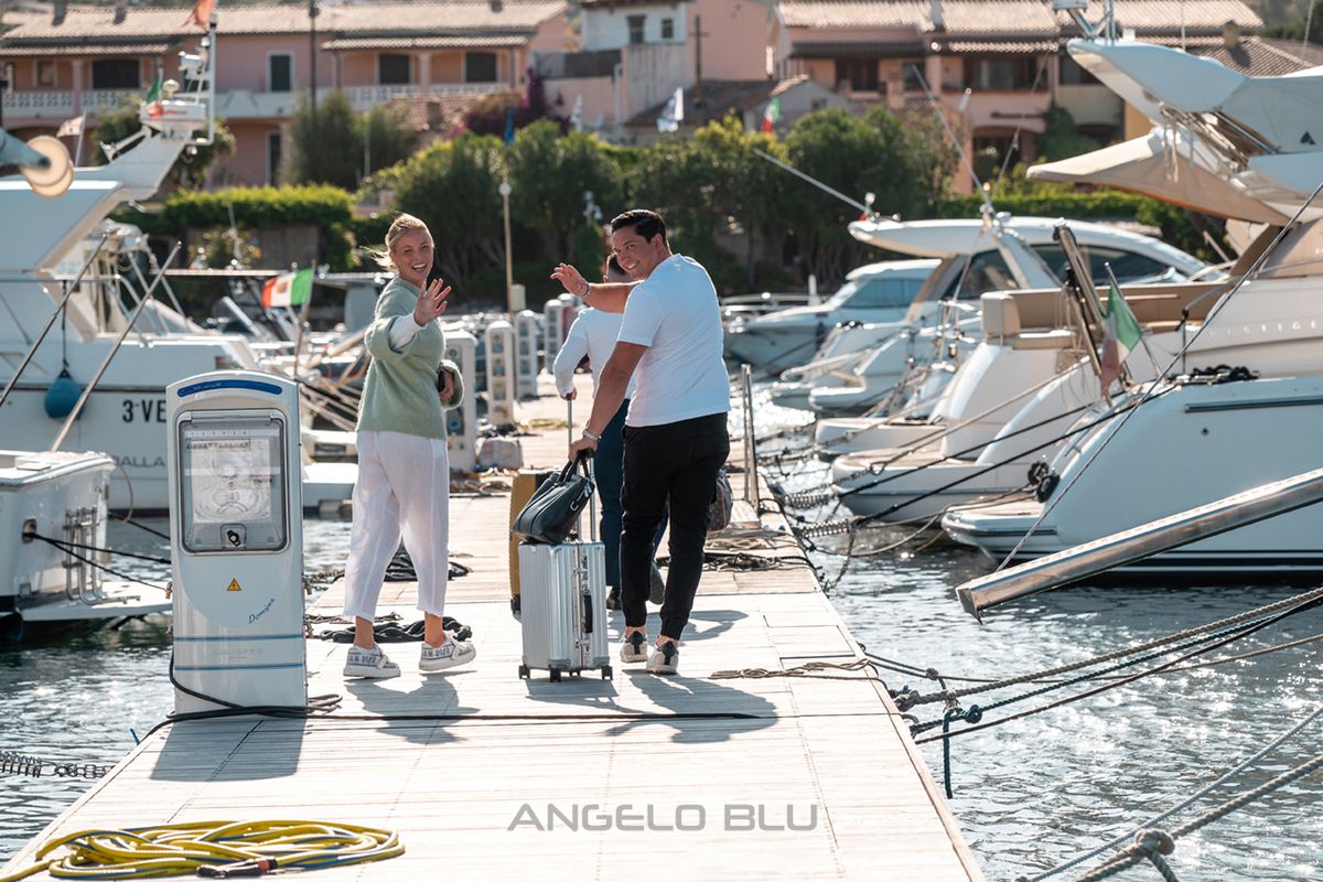 Angelo Blu, a Maiora 20S yacht at Cannigione, Italy
