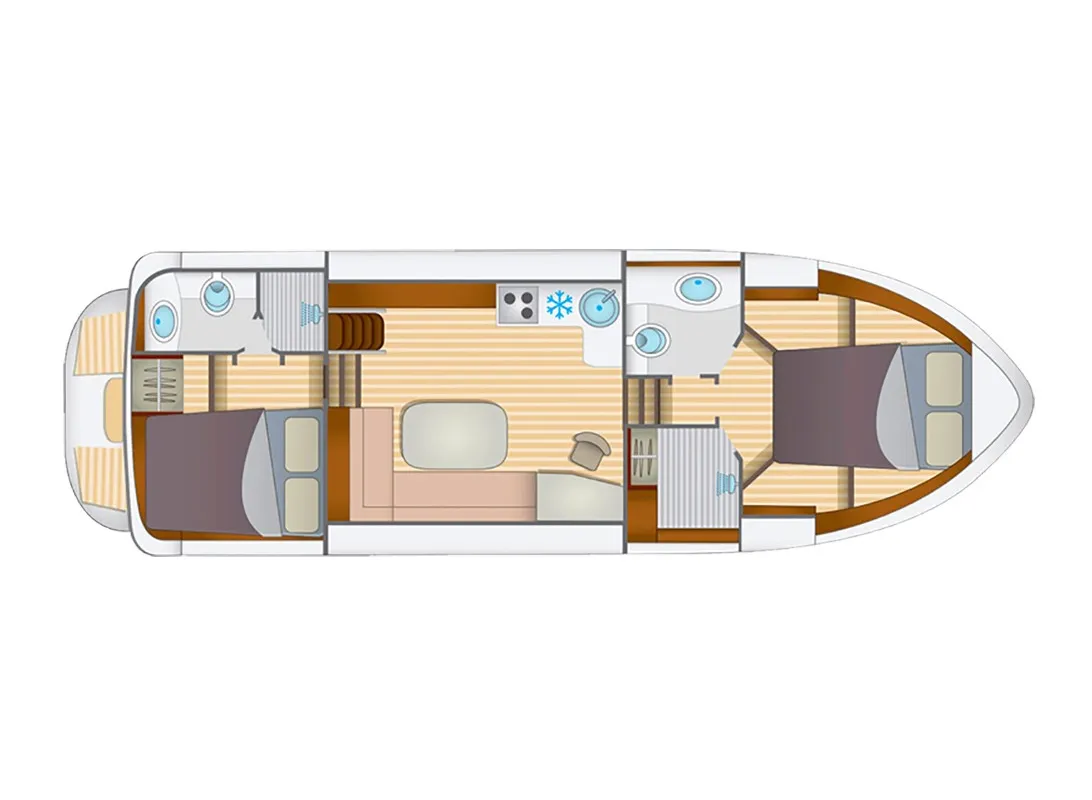Cruiser Premium Steel 4/6 Pers., a Linssen Linssen Grand Sturdy 34.9 motorboat at Dompierre-sur-Besbre, France