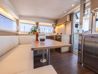 Cabin on Deva, a Lagoon 40 catamaran at Kontokali, Greece