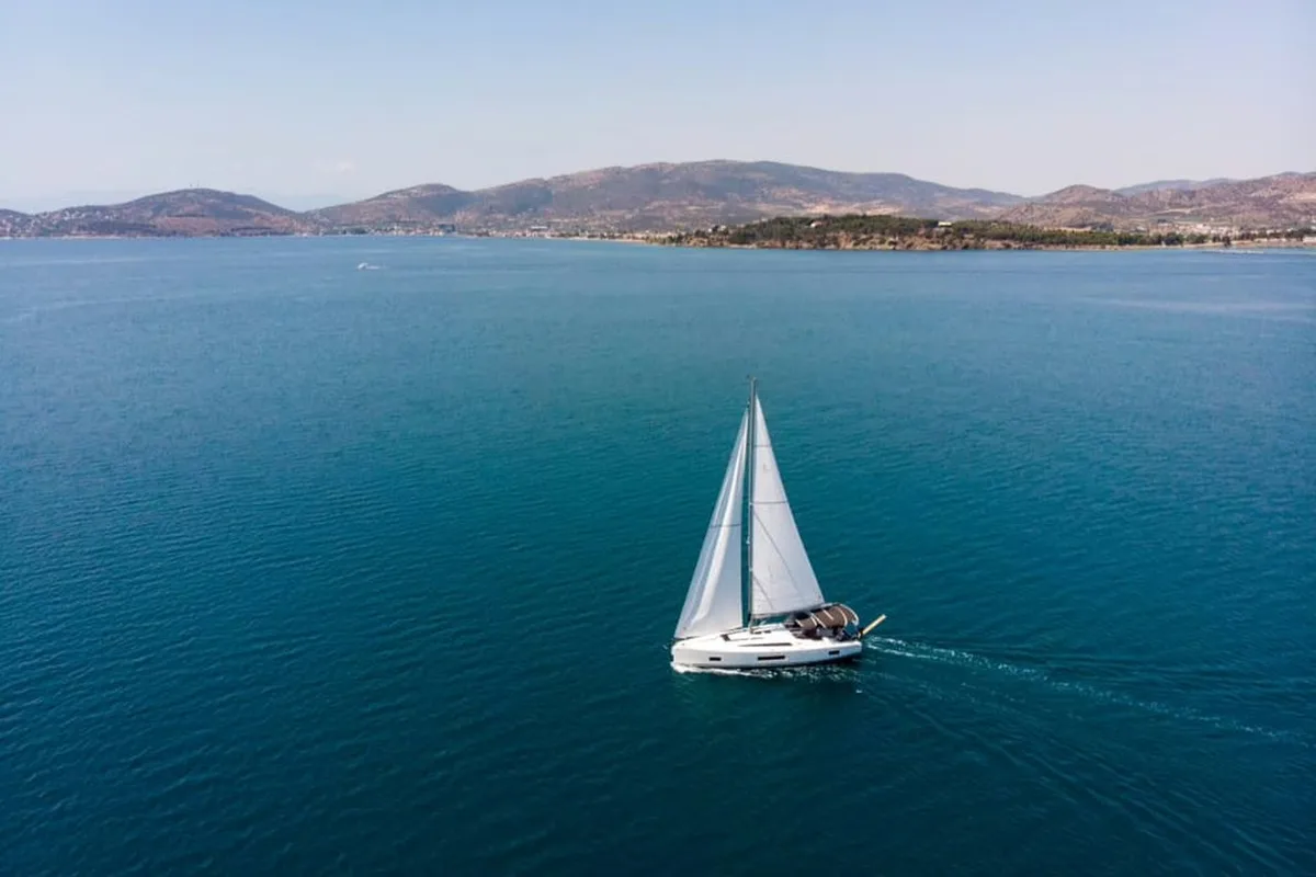 Layla, a Beneteau Oceanis 46.1 sailboat at Volos Municipality, Greece