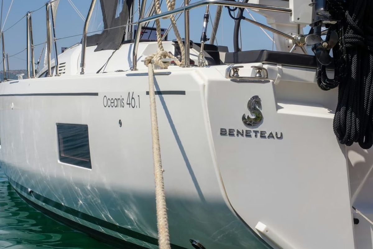 Layla, a Beneteau Oceanis 46.1 sailboat at Volos Municipality, Greece
