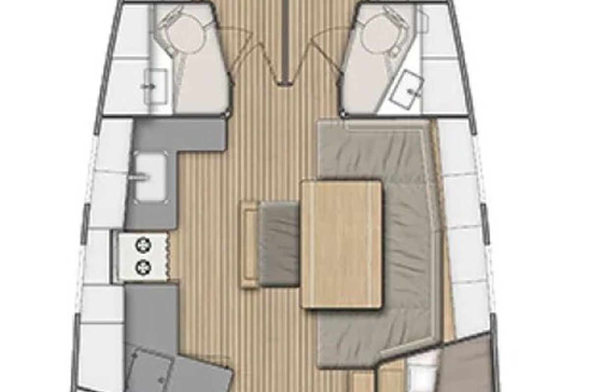Layla, a Beneteau Oceanis 46.1 sailboat at Volos Municipality, Greece