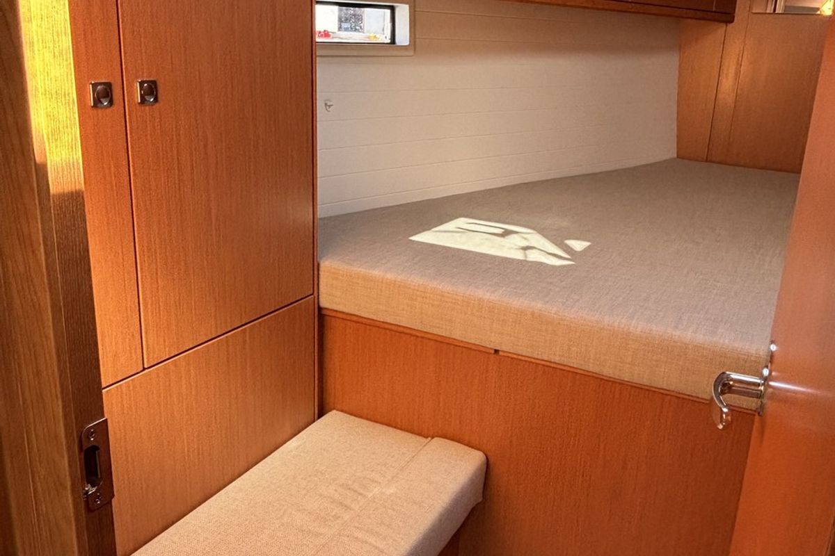 Cabin on Emma, a Bavaria Cruiser 46 sailboat at Grad Pula, Croatia