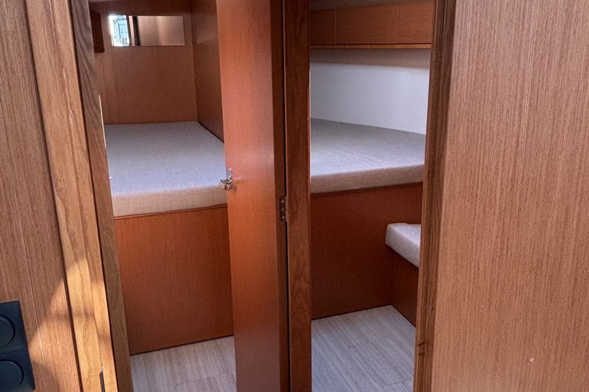 Cabin on Emma, a Bavaria Cruiser 46 sailboat at Grad Pula, Croatia