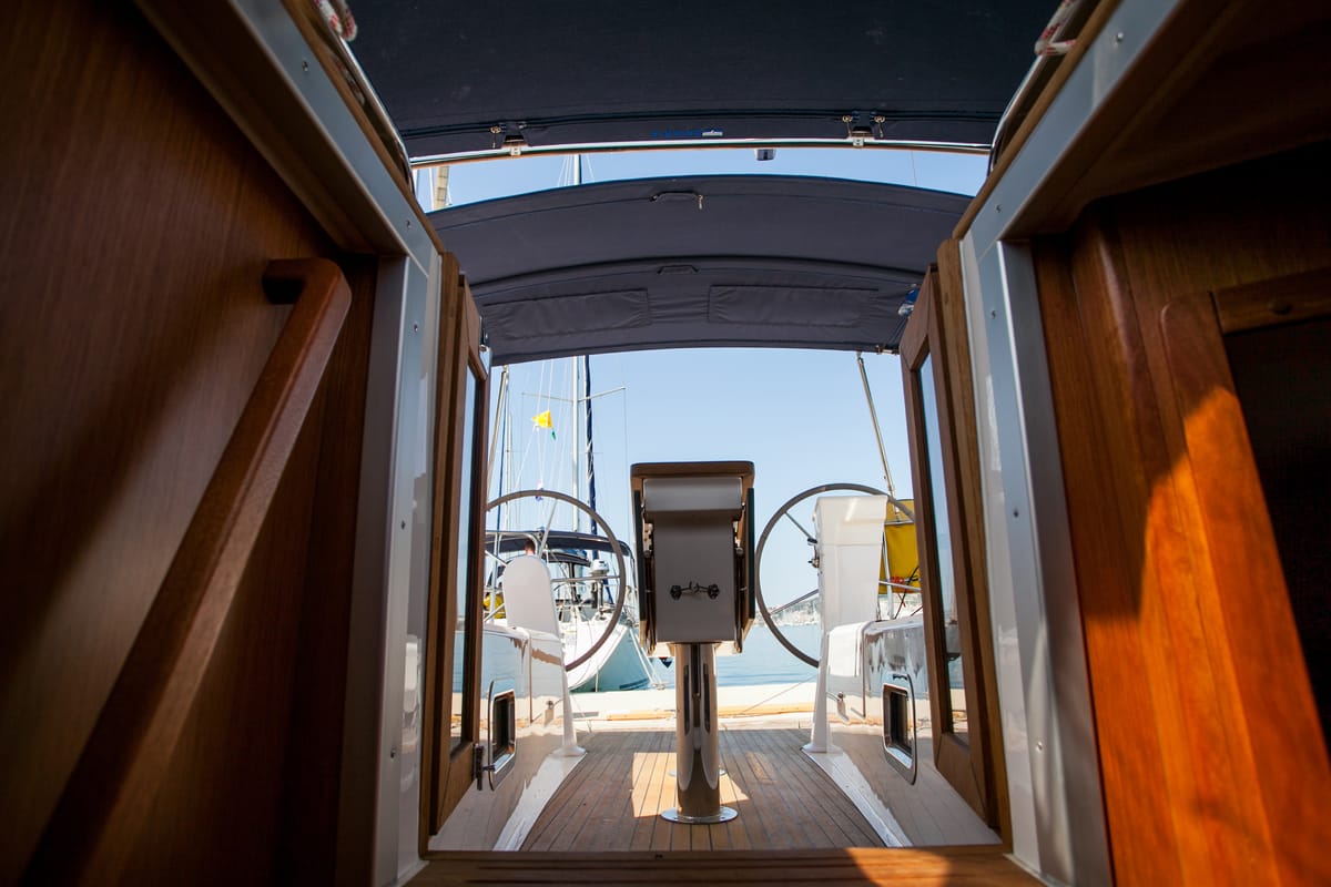 Take Five, a Bavaria Cruiser 34 sailboat at Dubrovnik, Croatia