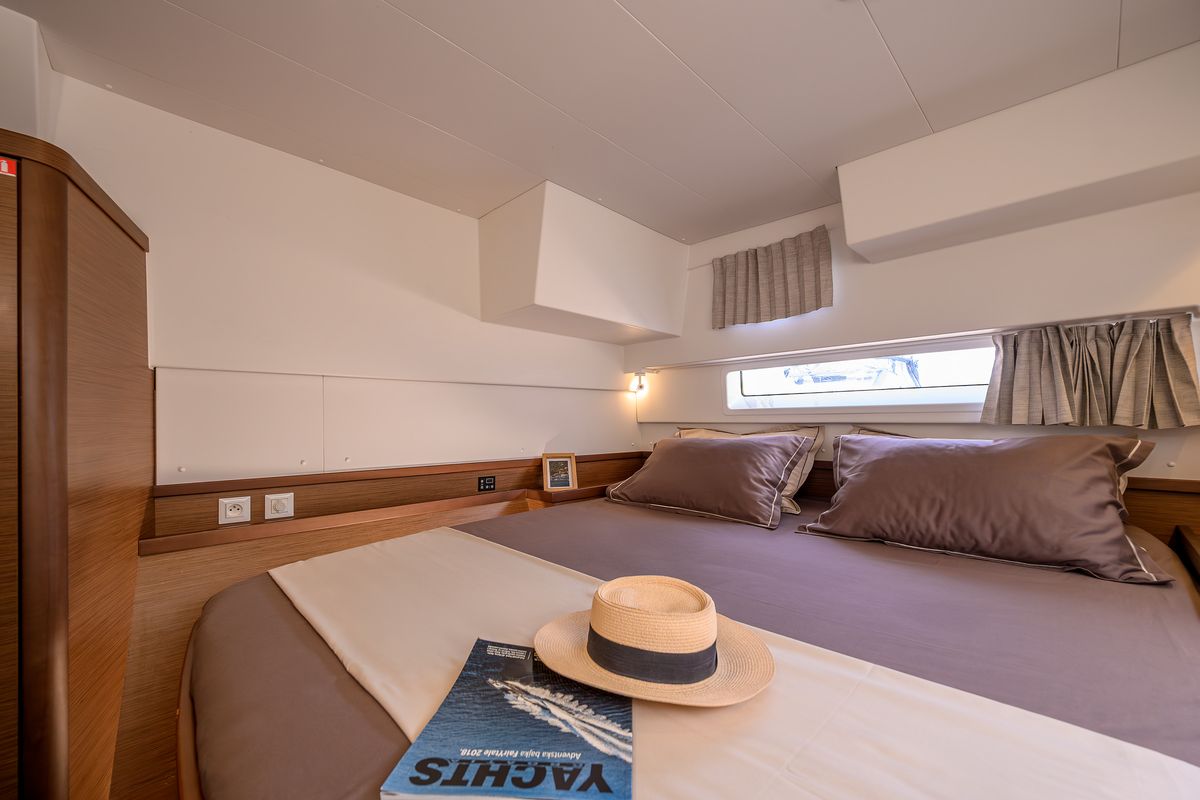 Cabin on Jasmine I, a Lagoon 42 catamaran at Grad Trogir, Croatia