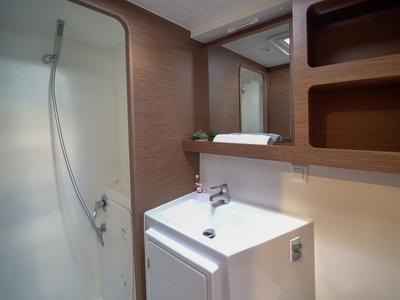 Head on Catalina, a Lagoon 42 catamaran at Municipal Unit of Anaktorio, Greece