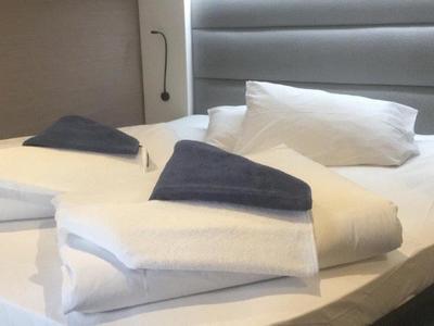 Cabin on Desafinado, a Fountaine Pajot Saona 47 Quintet catamaran at Seget Donji, Croatia