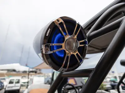 Mistral, a Saxdor Yachts Saxdor 200 Sport motorboat at Ibiza, Spain