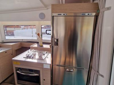 Deck of Doudou, a Lagoon 38 catamaran at Le Gosier, France