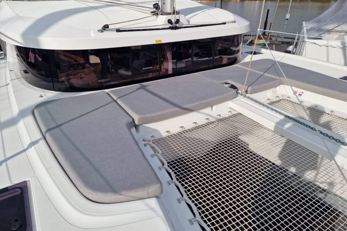 Galley of Doudou, a Lagoon 38 catamaran at Le Gosier, France