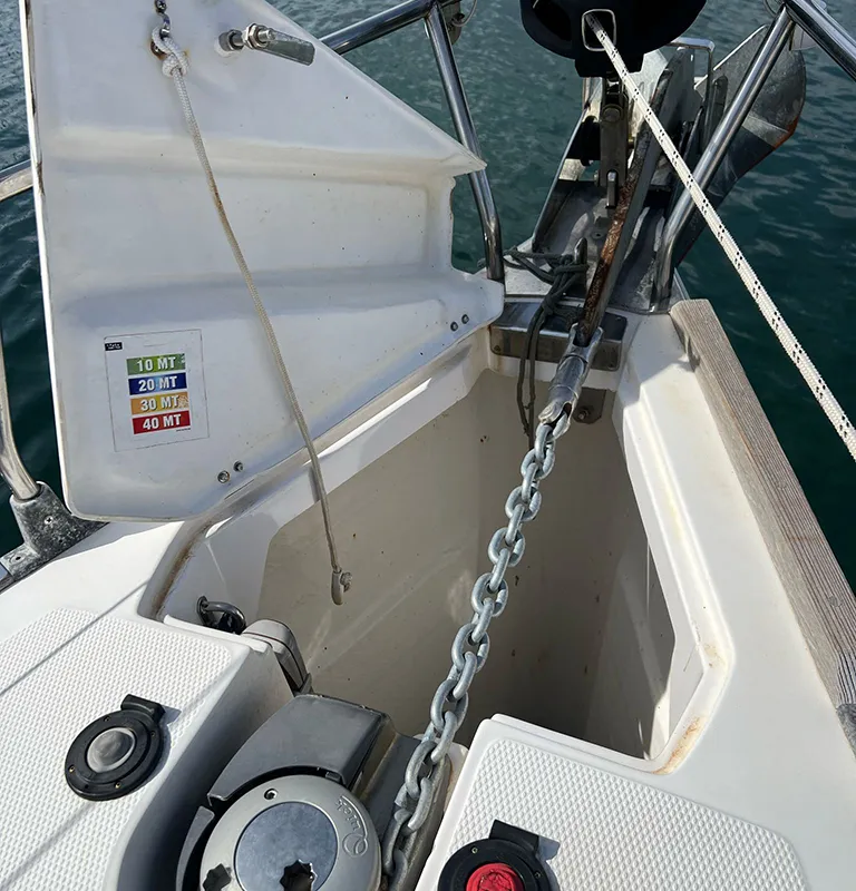 Heidi, a Elan Impression 45 sailboat at Punat, Croatia