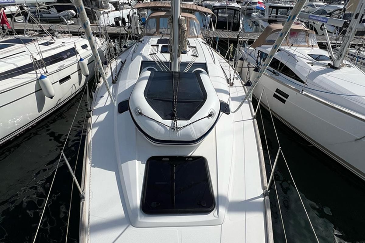 Heidi, a Elan Impression 45 sailboat at Punat, Croatia