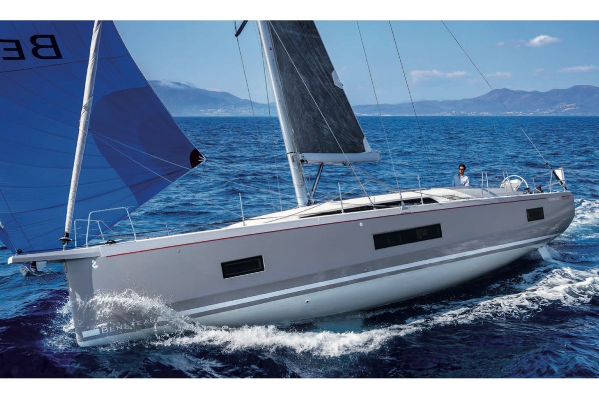 Dysis, a Beneteau Oceanis 46.1 sailboat at Rosignano Solvay, Italy
