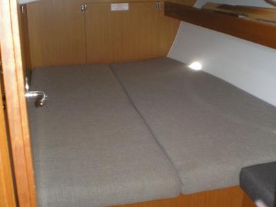 Cabin on Patroklos, a Bavaria Cruiser 45 sailboat at Municipal Unit of Lefkada, Greece