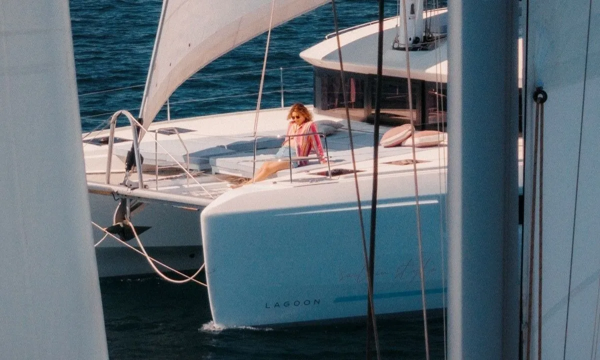 Elysium, a Lagoon Lagoon 51 catamaran at Seget Donji, Croatia