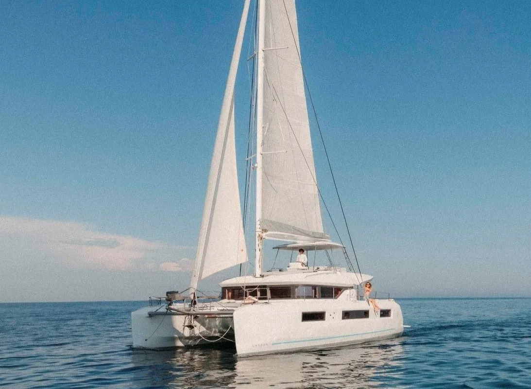 Elysium, a Lagoon Lagoon 51 catamaran at Seget Donji, Croatia