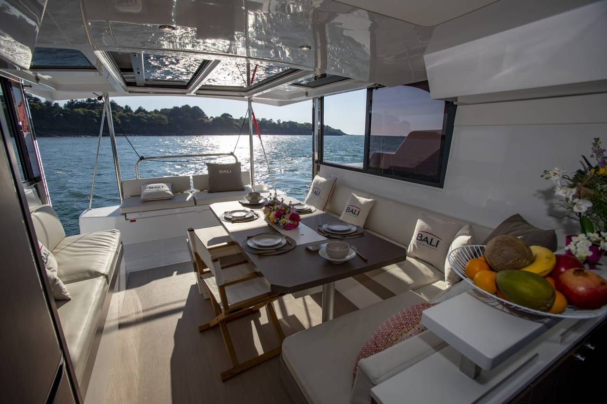 Blue Spirit, a Bali Catspace catamaran at Municipal Unit of Lefkada, Greece