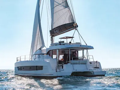 Blue Spirit, a Bali Catspace catamaran at Municipal Unit of Lefkada, Greece