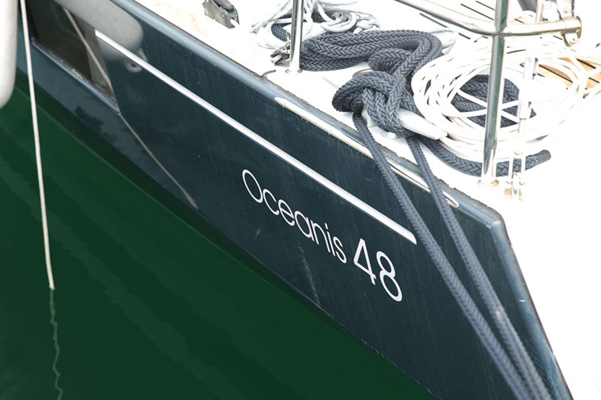 San Clemente, a Beneteau Oceanis 48 sailboat at Općina Sukošan, Croatia