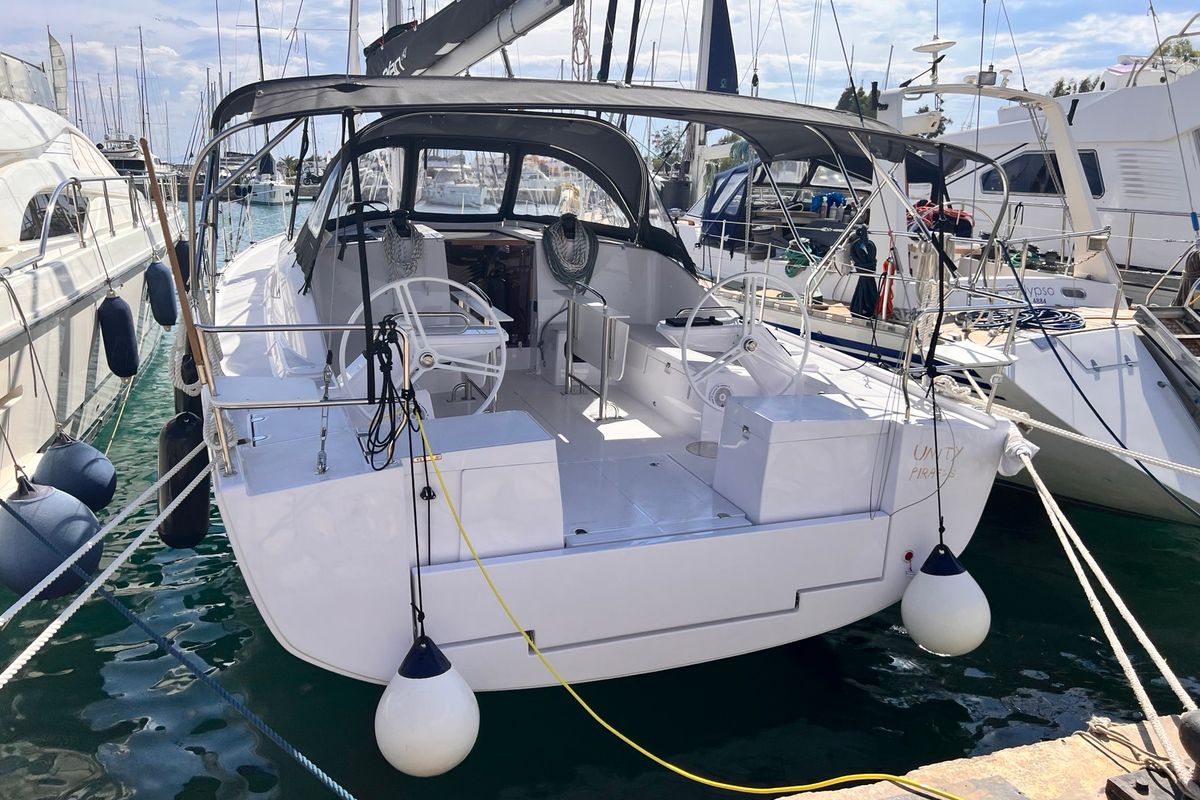 UNITY, a Elan Impression 43 sailboat at Municipality of Kalamata, Greece