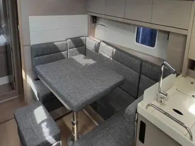 Salon of Zoe, a Hanse Yachts Hanse 458 sailboat at Municipal Unit of Ellomenos, Greece