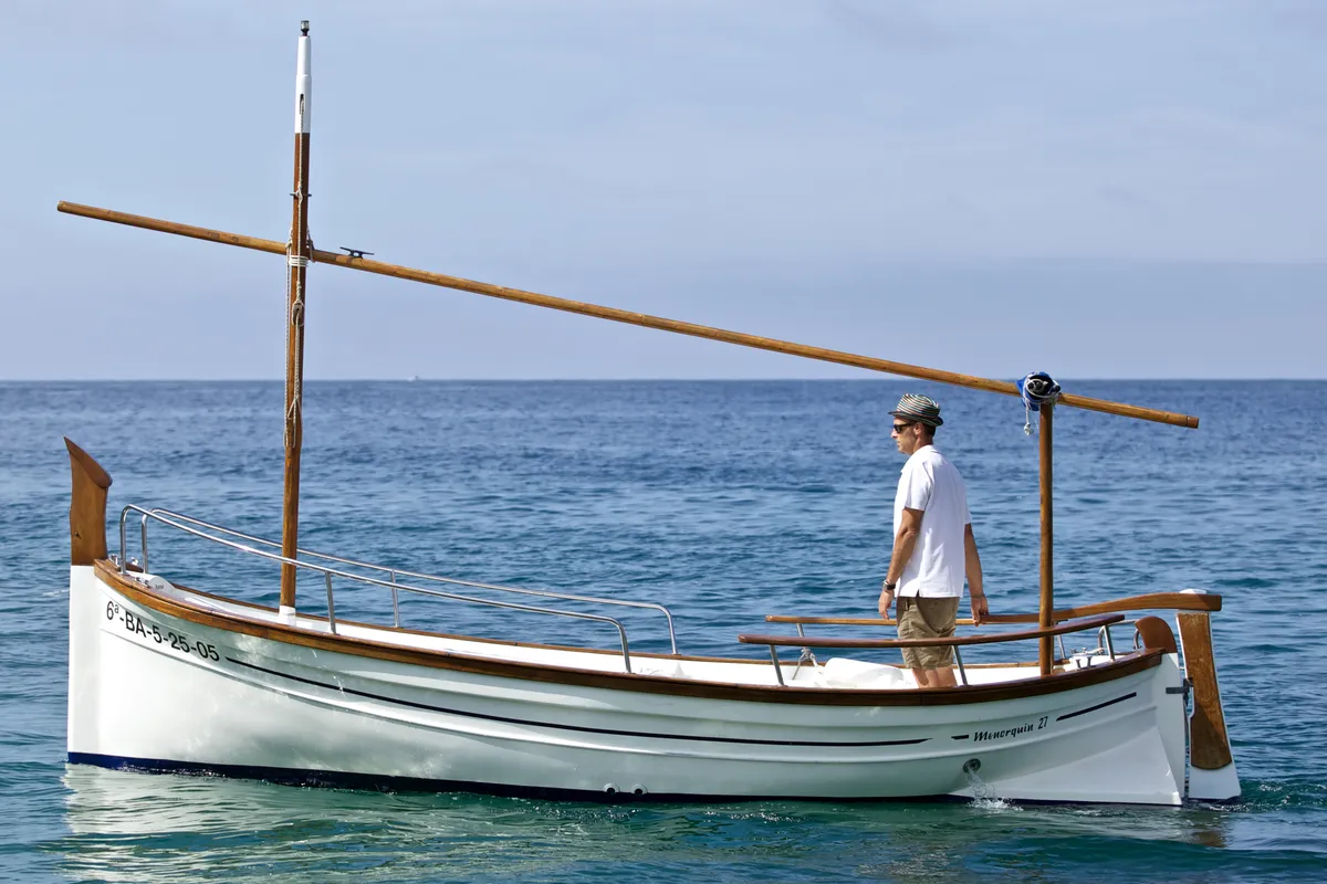 Exterior view of Roger De Lluria, a Gulet Motorboat motorboat at Palamós, Spain