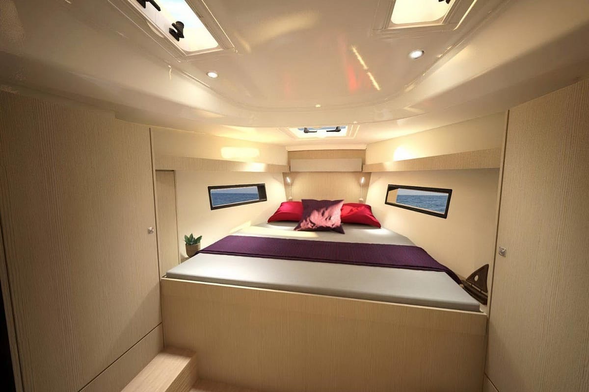 Cabin on Olivia, a Bavaria C38 sailboat at Municipal Unit of Palairos, Greece
