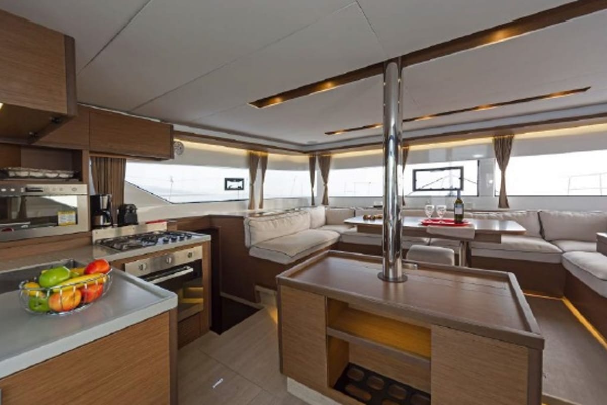 Aqua Star, a Lagoon 50 catamaran at Municipal Unit of Lefkada, Greece