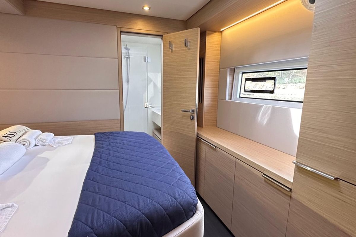 Cabin on MAUI (MAR), a Lagoon 55 catamaran at Alameda, United States