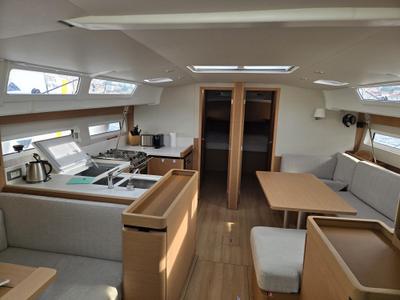 Sofiya, a Jeanneau Sun Odyssey 490 sailboat at Općina Marina, Croatia
