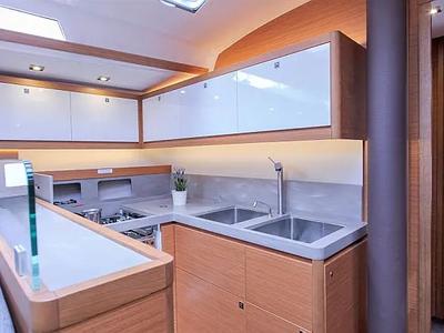 Galley of Johanna, a Dufour 530 sailboat at Seget Donji, Croatia